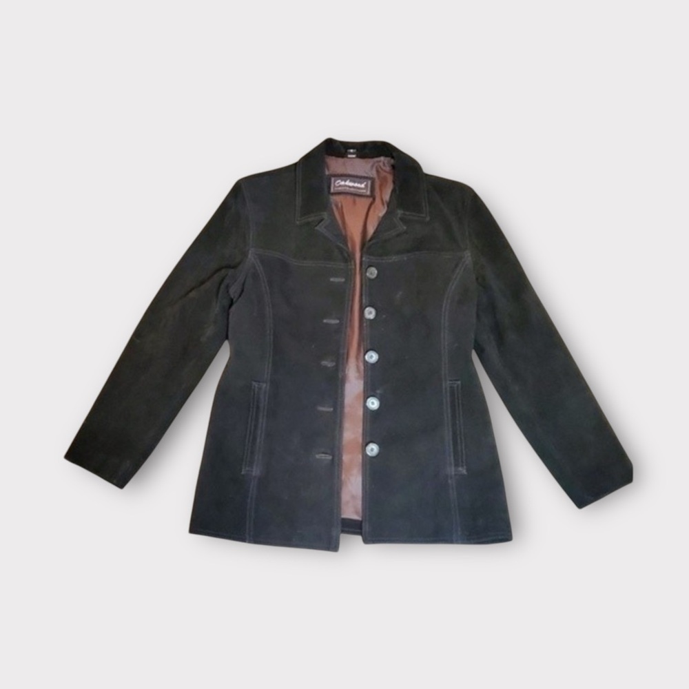 Oakwood Brown Suede Short Jacket Size 6